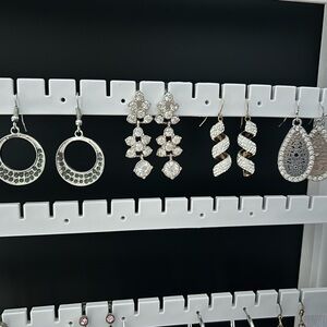 Dangling earrings, 4 pair bundle